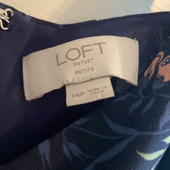 Ann Taylor Loft 14p jumpsuit EUC - Picture 2 of 9